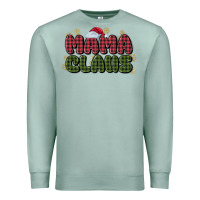 Seafoam mama claus Premium Sweatshirt - MaliasSmallBusiness