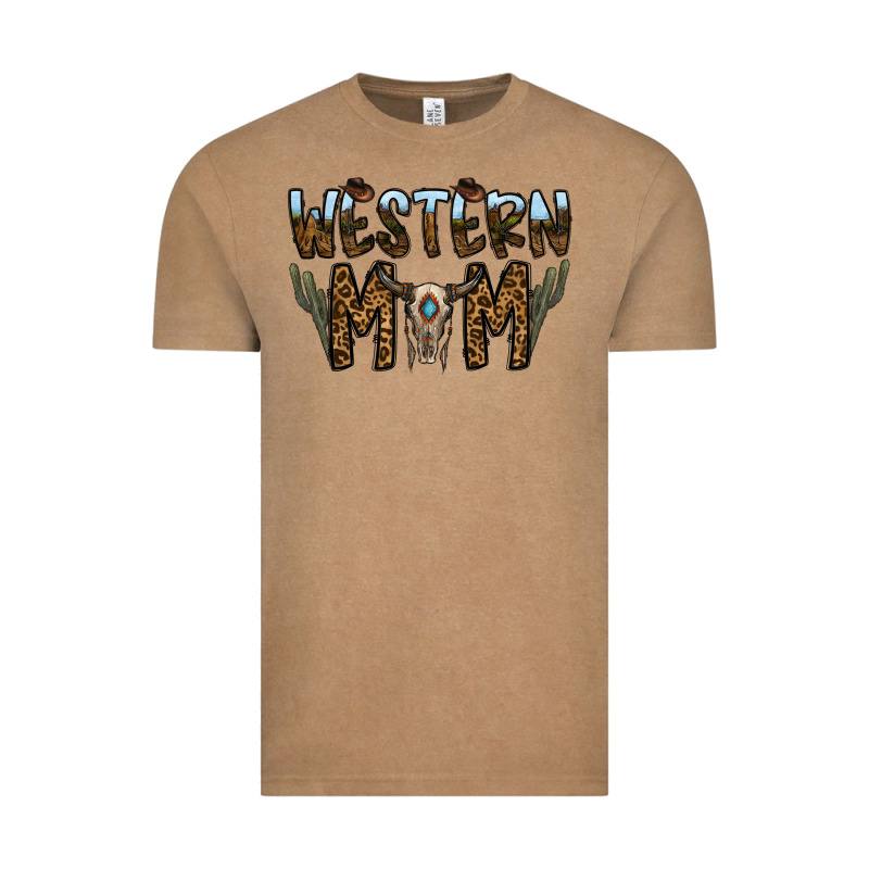 Western Mom Vintage Tee by CowhideDigitalArt | Teevron