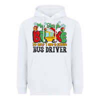 White my sleigh broke so now i am a school bus driver Heavyweight Hoodie - MaliasSmallBusiness