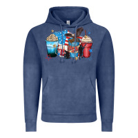 Vintage Denim usa coffee cups Vintage Hoodie - Zillion Design Studio