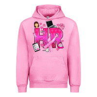 Fuchsia Pink breast cancer hr human resources Urban Hoodie - texasbilliewilder