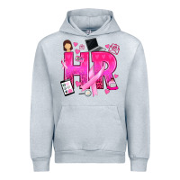 Heather Grey breast cancer hr human resources Urban Hoodie - texasbilliewilder
