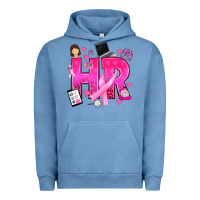 Pigment Pebble Blue breast cancer hr human resources Urban Hoodie - texasbilliewilder