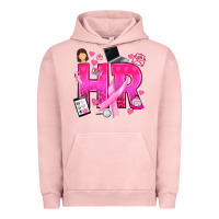 Pigment Salmon breast cancer hr human resources Urban Hoodie - texasbilliewilder