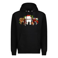 Black Christmas teeth dentist Premium Hoodie - Jasminsmagicworld