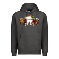 Charcoal Heather Christmas teeth dentist Premium Hoodie - Jasminsmagicworld