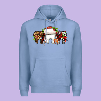 Christmas Teeth Dentist Premium Hoodie Designed By Jasminsmagicworld