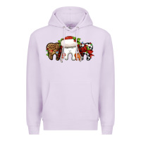 Lilac Christmas teeth dentist Premium Hoodie - Jasminsmagicworld