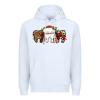 White Christmas teeth dentist Premium Hoodie - Jasminsmagicworld