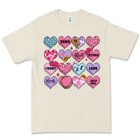 Bone valentines candy hearts Premium Tee - MaliasSmallBusiness