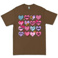 Cacao valentines candy hearts Premium Tee - MaliasSmallBusiness