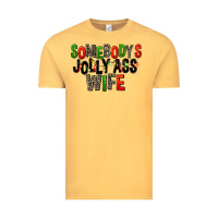 Vintage Mustard Somebody's Jolly Ass Wife Vintage Tee - FaDigitalArtStudio