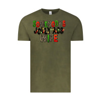 Vintage Olive Somebody's Jolly Ass Wife Vintage Tee - FaDigitalArtStudio