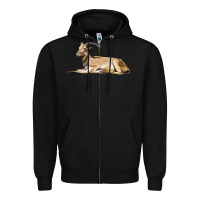 Black Spanish Goat Zipper Hoodie - LillyAllenDesigns