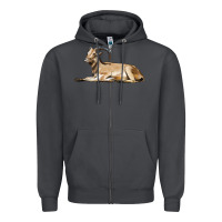 Smoke Spanish Goat Zipper Hoodie - LillyAllenDesigns