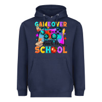 Navy game over back to school Heavyweight Hoodie - NancyCooperArtShop