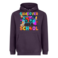 Plum game over back to school Heavyweight Hoodie - NancyCooperArtShop