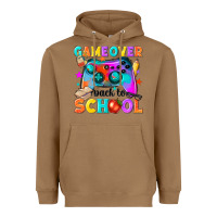 Toasted Coconut game over back to school Heavyweight Hoodie - NancyCooperArtShop