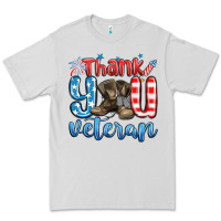 Dove Grey thank you veteran Premium Tee - MaliasSmallBusiness