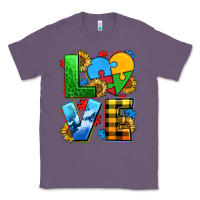 Lavender love with heart sunflower Classic Tee - AdoDesignShop