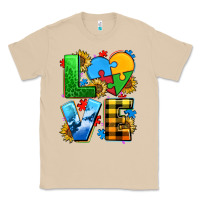 Mushroom love with heart sunflower Classic Tee - AdoDesignShop