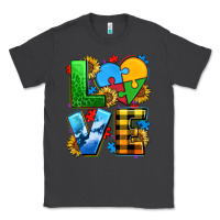 Smoke love with heart sunflower Classic Tee - AdoDesignShop