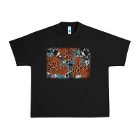 Black leopard cowhide background Urban Heavy Tee - BarkalooDesign