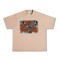 Burro leopard cowhide background Urban Heavy Tee - BarkalooDesign