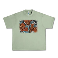 Oil Green leopard cowhide background Urban Heavy Tee - BarkalooDesign
