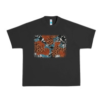 Pigment Black leopard cowhide background Urban Heavy Tee - BarkalooDesign