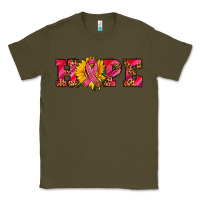 Army Green hope sunflower and ribbon Classic Tee - AdoDesignShop