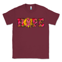 Burgundy hope sunflower and ribbon Classic Tee - AdoDesignShop