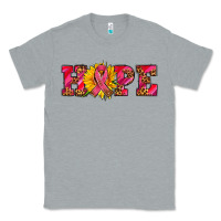 Heather Grey hope sunflower and ribbon Classic Tee - AdoDesignShop