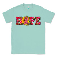 Seafoam hope sunflower and ribbon Classic Tee - AdoDesignShop