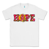 White hope sunflower and ribbon Classic Tee - AdoDesignShop