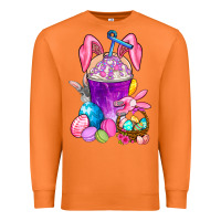 Carrot Happy Easter coffee cup Premium Sweatshirt - NancyCooperArtShop