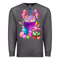 Charcoal Heather Happy Easter coffee cup Premium Sweatshirt - NancyCooperArtShop