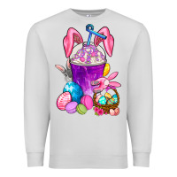 Dove Grey Happy Easter coffee cup Premium Sweatshirt - NancyCooperArtShop