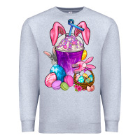 Heather Grey Happy Easter coffee cup Premium Sweatshirt - NancyCooperArtShop