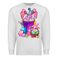 Oatmeal Heather Happy Easter coffee cup Premium Sweatshirt - NancyCooperArtShop