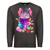 Smoke Happy Easter coffee cup Premium Sweatshirt - NancyCooperArtShop