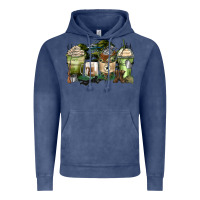 Vintage Denim veteran coffee cups Vintage Hoodie - Zillion Design Studio
