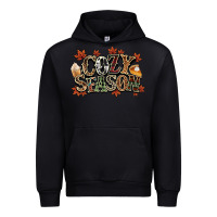 Black Cozy season Fall Urban Hoodie - NancyCooperArtShop