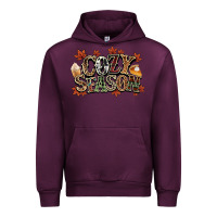 Mauve Wine Cozy season Fall Urban Hoodie - NancyCooperArtShop