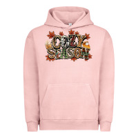 Pigment Salmon Cozy season Fall Urban Hoodie - NancyCooperArtShop