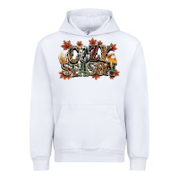 White Cozy season Fall Urban Hoodie - NancyCooperArtShop