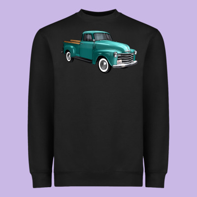 Western Truck 34 View Heavyweight Sweatshirt Designed By Fadigitalartstudio