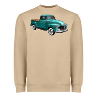 Mushroom western truck 34 view Heavyweight Sweatshirt - FaDigitalArtStudio