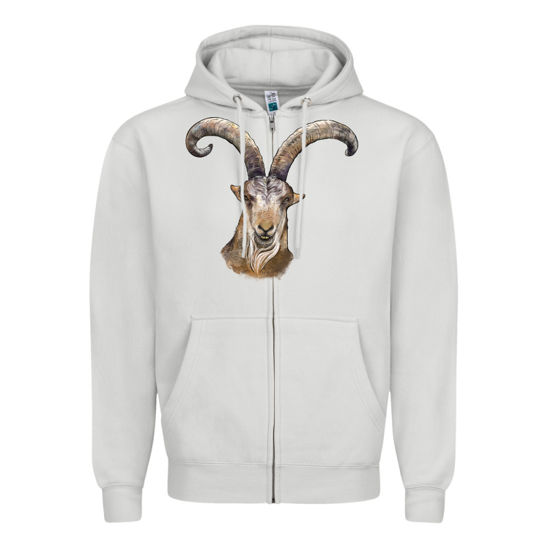 Spanish Goat Face Zipper Hoodie by LillyAllenDesigns | Teevron