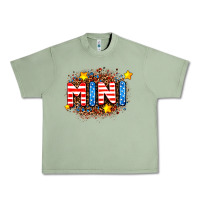 Oil Green usa mini  leopard background Urban Heavy Tee - AdoDesignShop